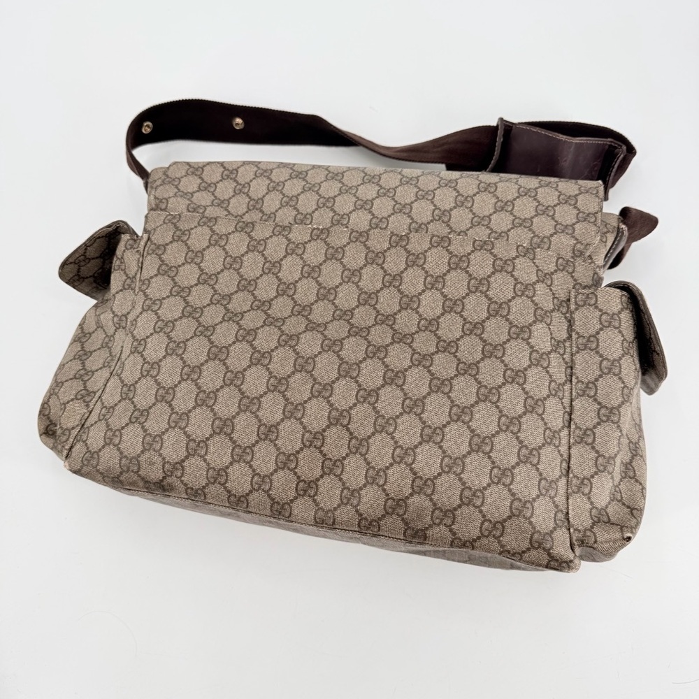 Gucci GG Supreme Baby Diaper Messenger Bag FLAWS - Picture 7 of 14